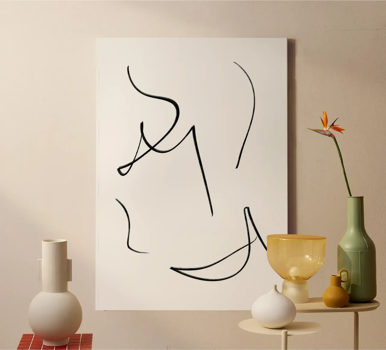 Smile Lines canvas by Studio B