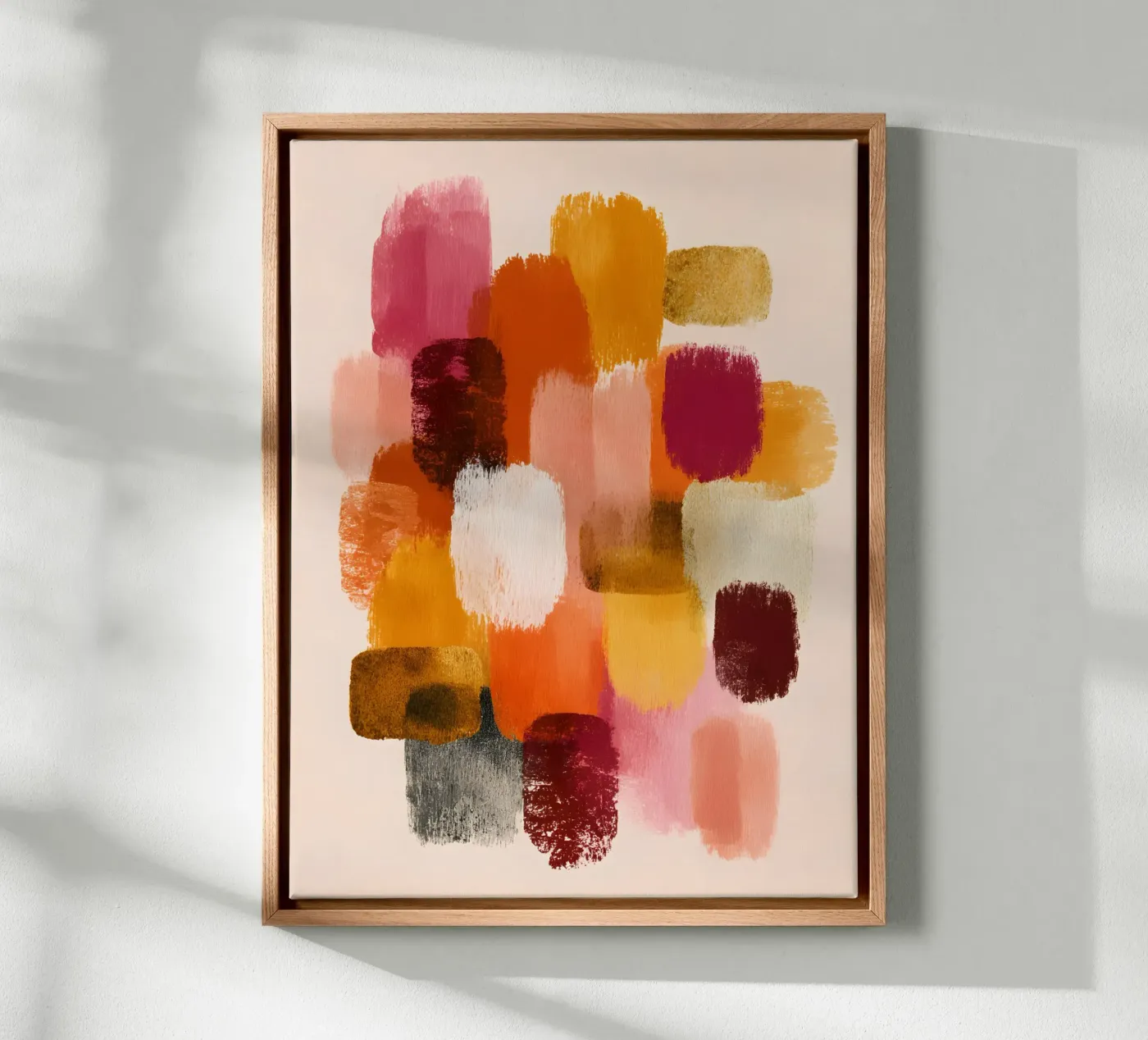 Amber Expression canvas by Abstrakt Atelier