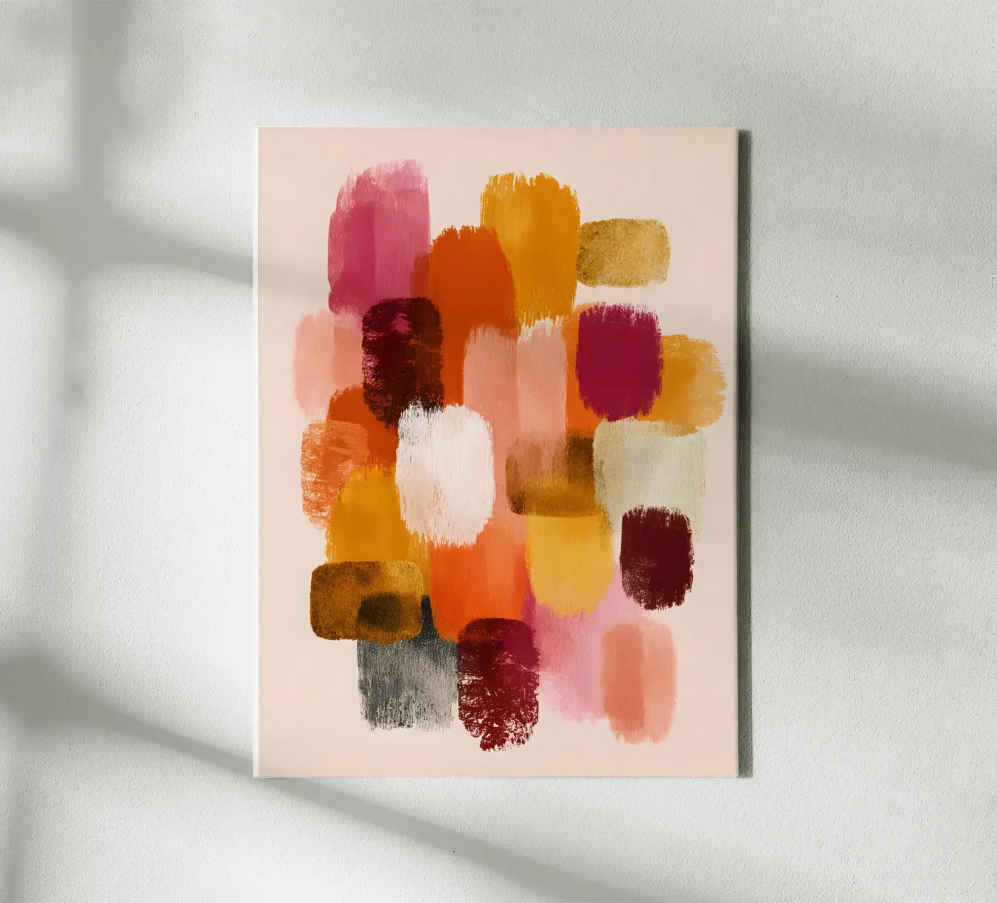 Amber Expression canvas by Abstrakt Atelier