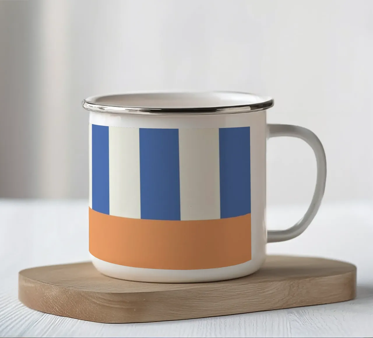 C - Typografie Print Buchstabe tazza in smalto da Studio ROSAGRAU