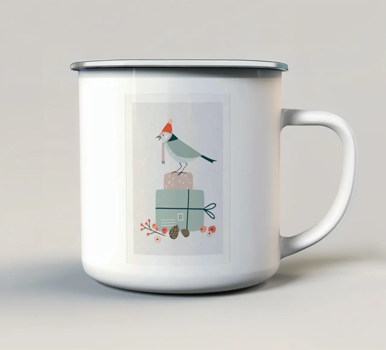 Winter No. 03 tazza in smalto da lazydaypaper