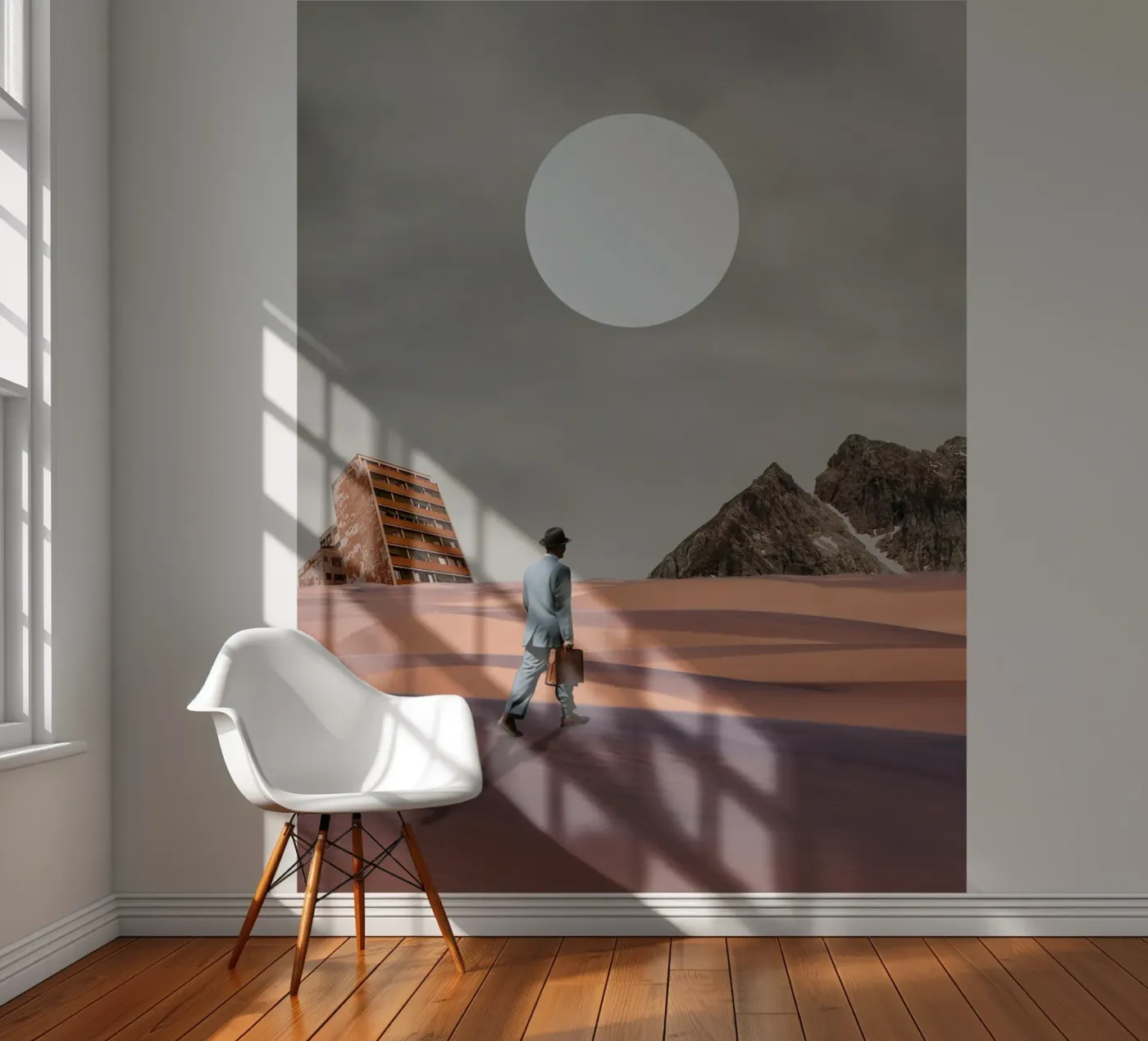 Desert fotobehang van Dapidoka