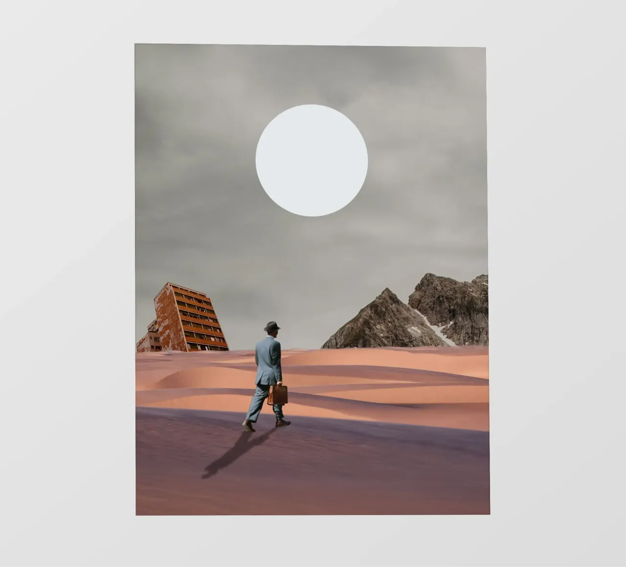 Woestijn fotobehang van Dapidoka