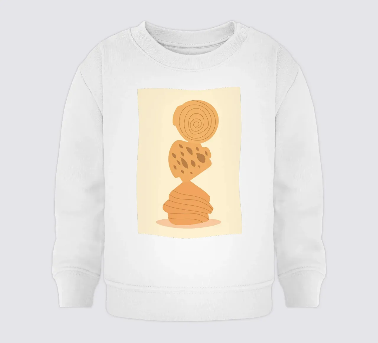 Brood Zoet Klassiek baby sweatshirt van Studio Fun Boy