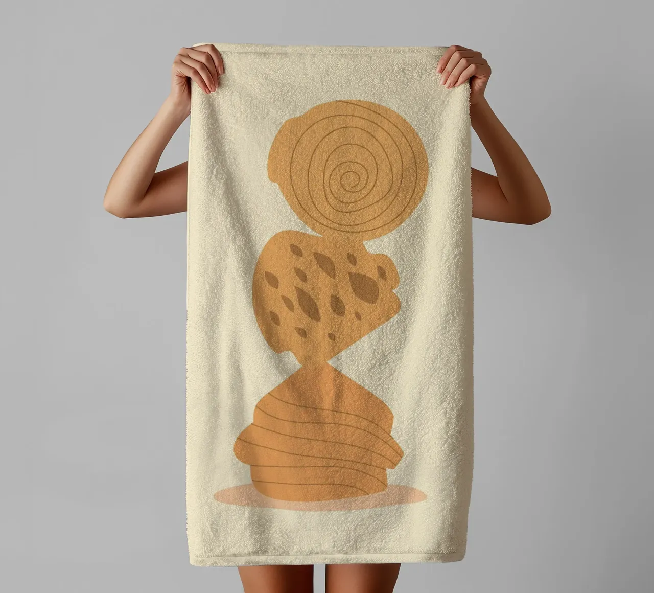 Pane dolce classico asciugamano da bagno da Studio Fun Boy