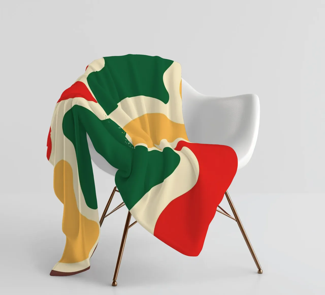 Acqua estiva Blob coperta in pile da Studio Fun Boy