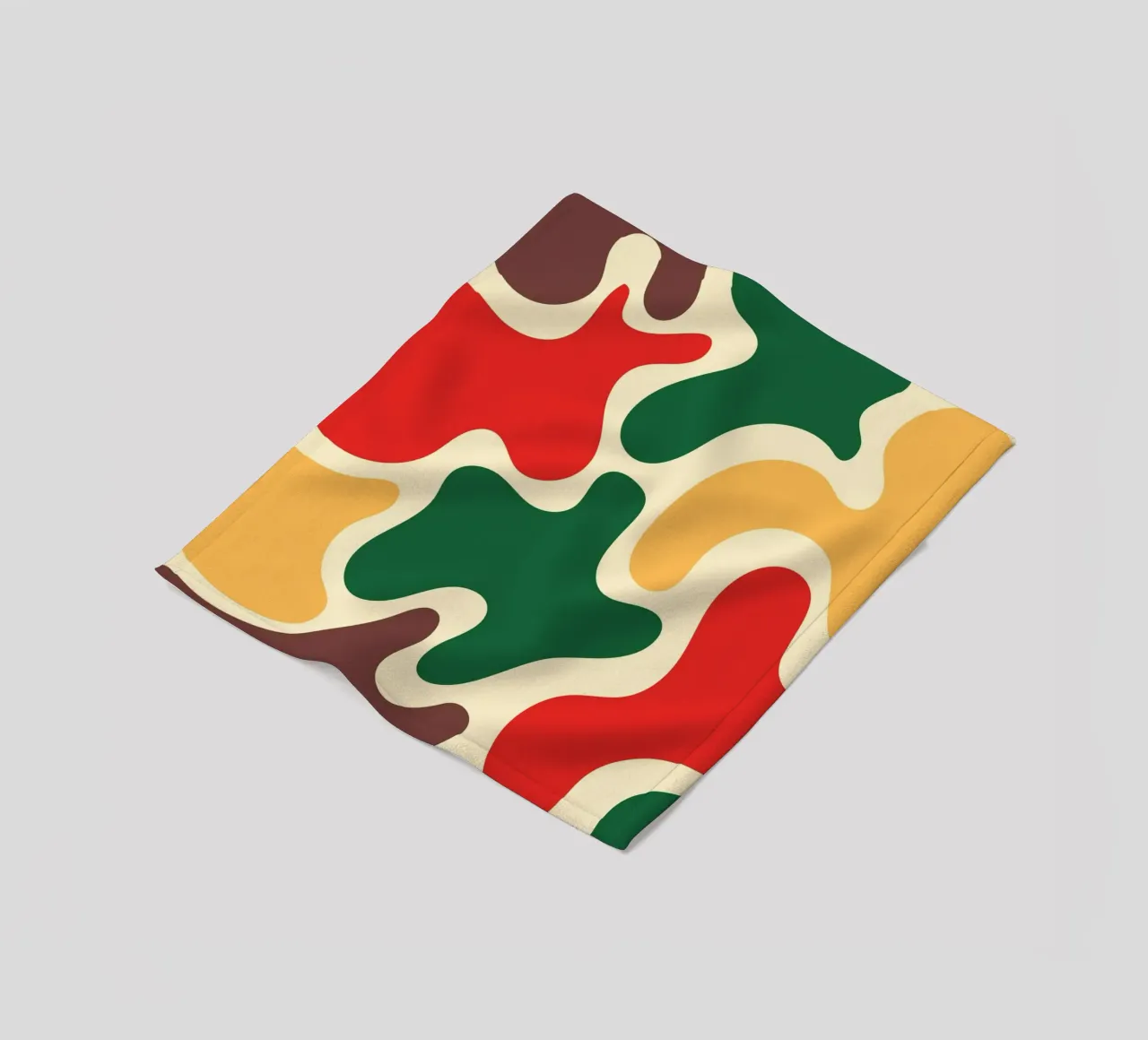 Acqua estiva Blob coperta in pile da Studio Fun Boy