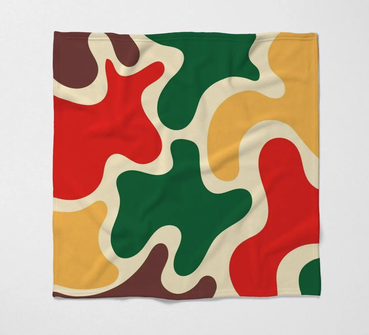 Acqua estiva Blob coperta in pile da Studio Fun Boy