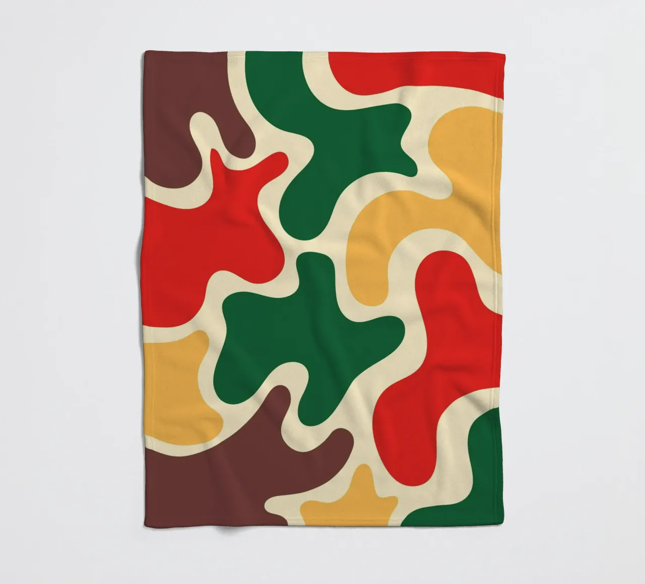 Acqua estiva Blob coperta in pile da Studio Fun Boy