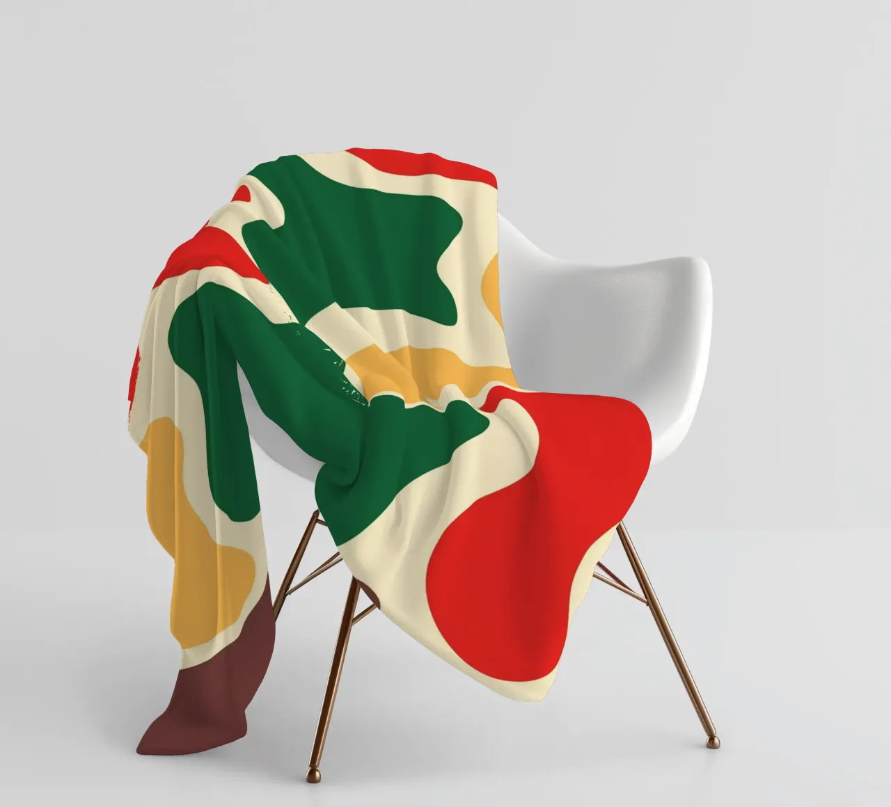 Acqua estiva Blob coperta in pile da Studio Fun Boy