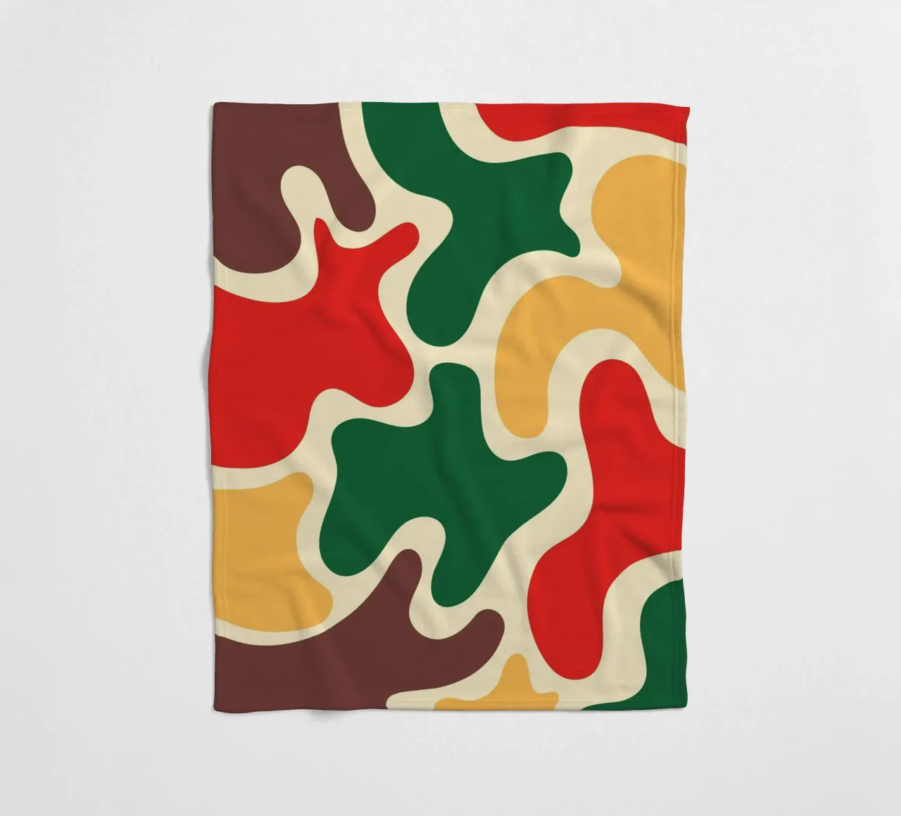 Acqua estiva Blob coperta in pile da Studio Fun Boy