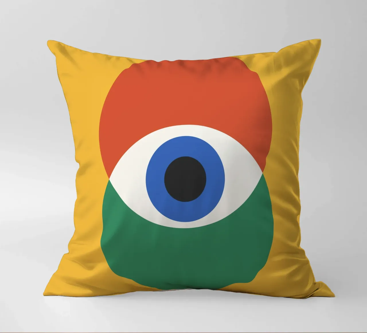 Modello Bauhaus a occhio singolo cuscino da Paigaam Studio
