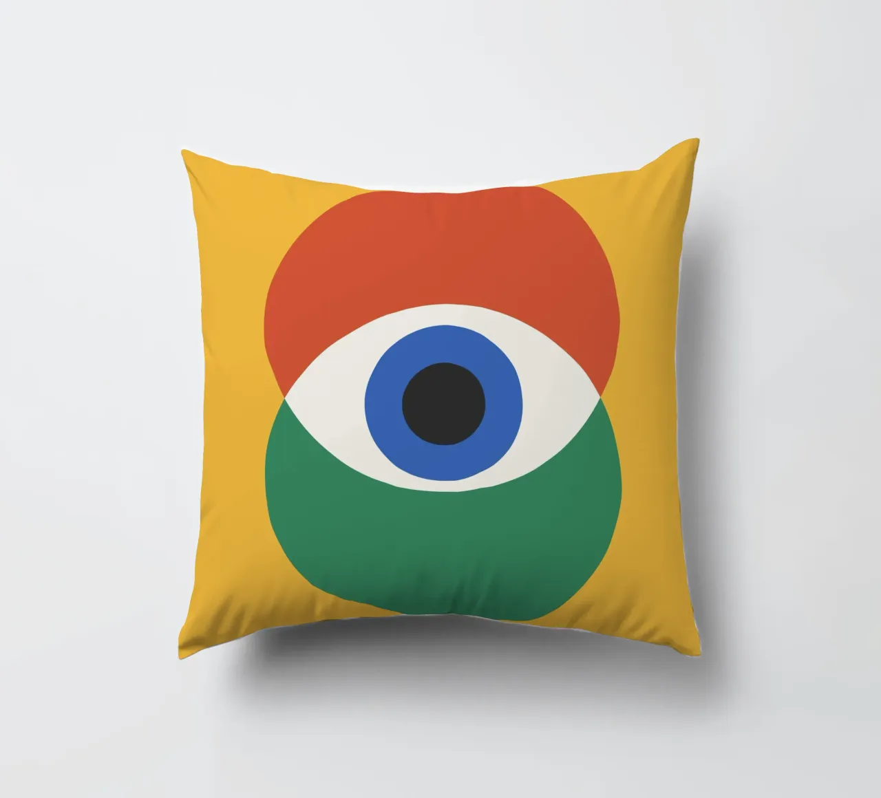Modello Bauhaus a occhio singolo cuscino da Paigaam Studio