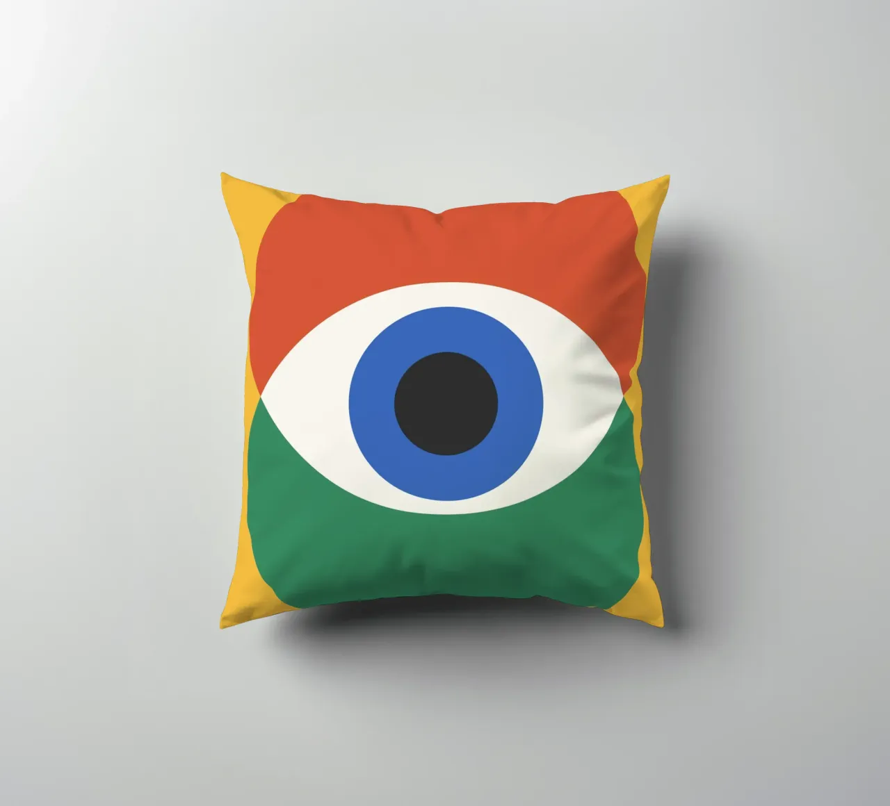 Modello Bauhaus a occhio singolo cuscino da Paigaam Studio