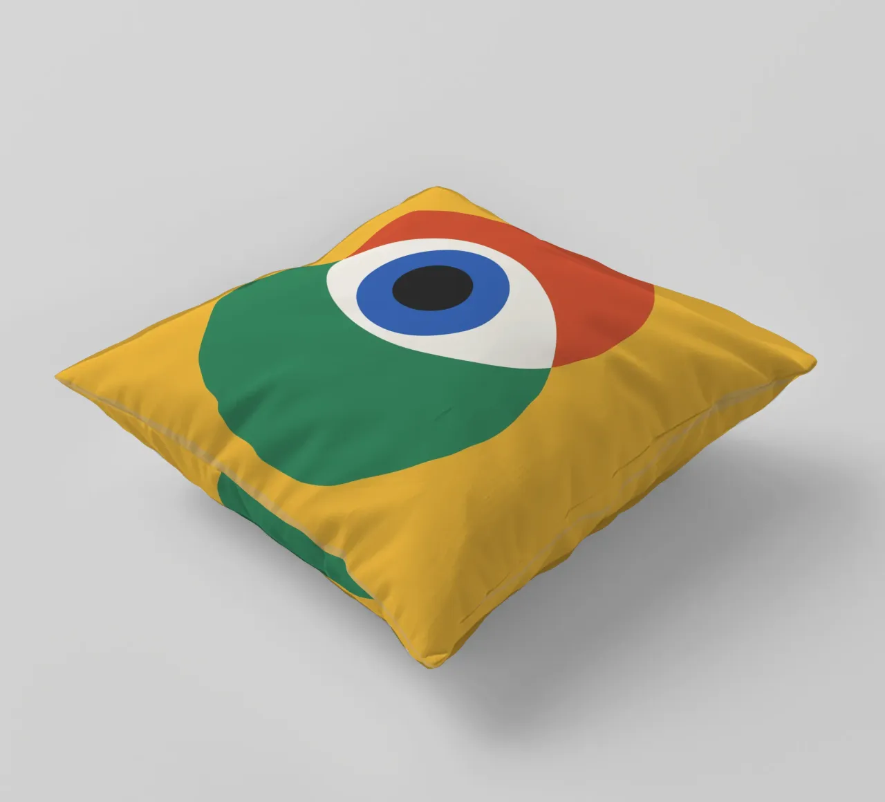 Modello Bauhaus a occhio singolo cuscino da Paigaam Studio