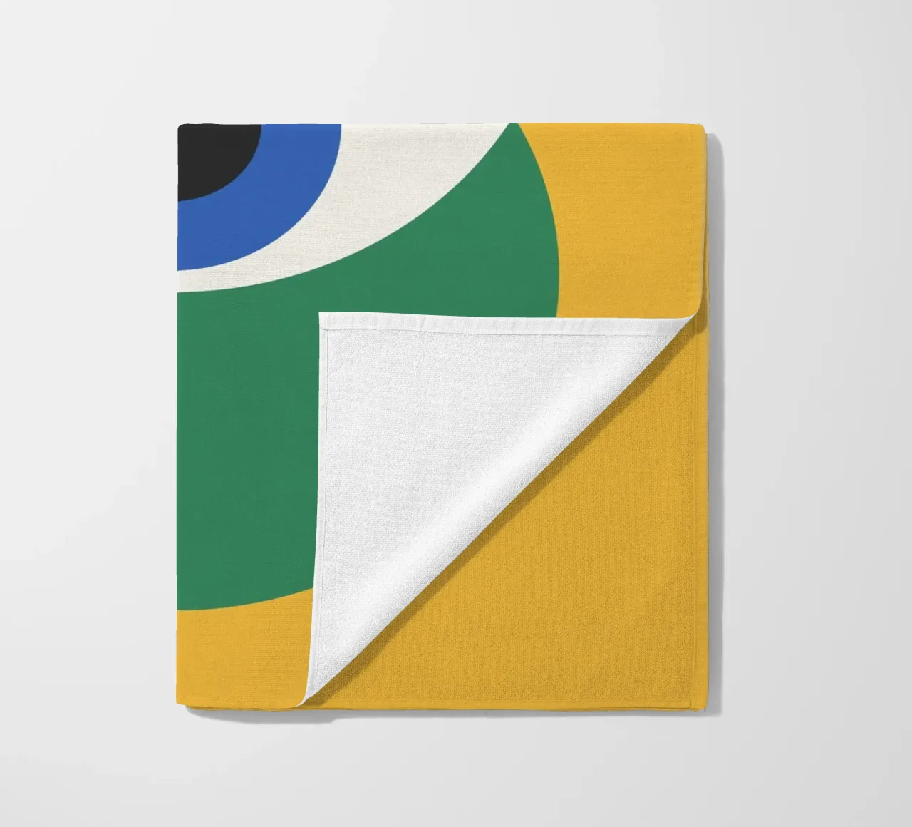Modello Bauhaus a occhio singolo telo mare da Paigaam Studio