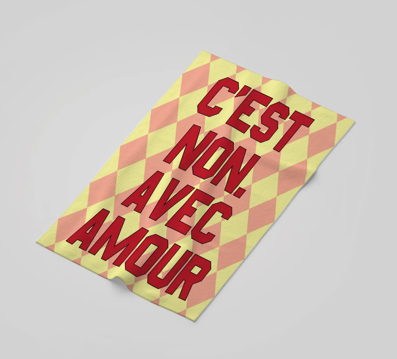 C'est non avec amour Citazioni in francese telo mare da syabiqo