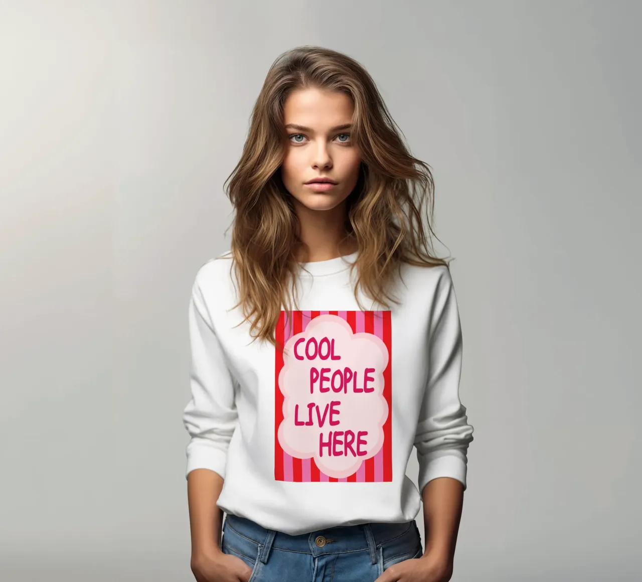 cool people live here sweatshirt by syabiqo