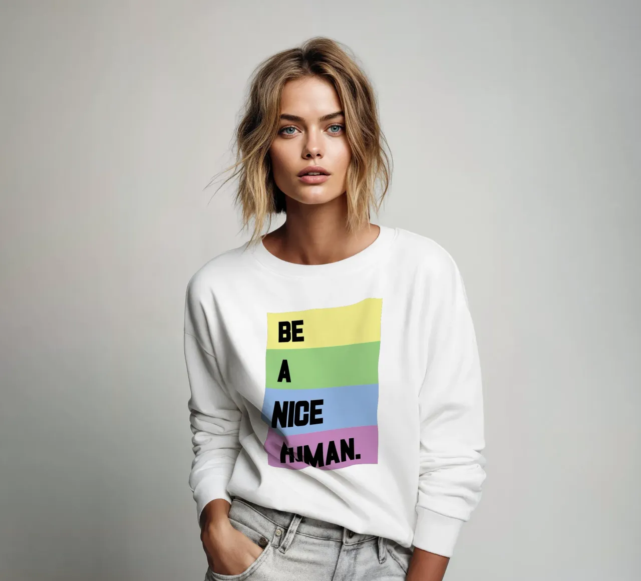 Sii un essere umano gentile felpa da syabiqo