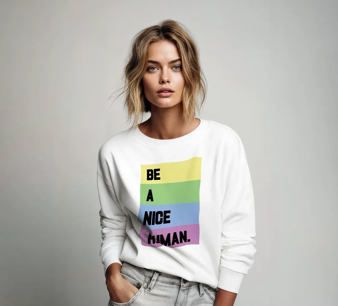 Sii un essere umano gentile felpa da syabiqo