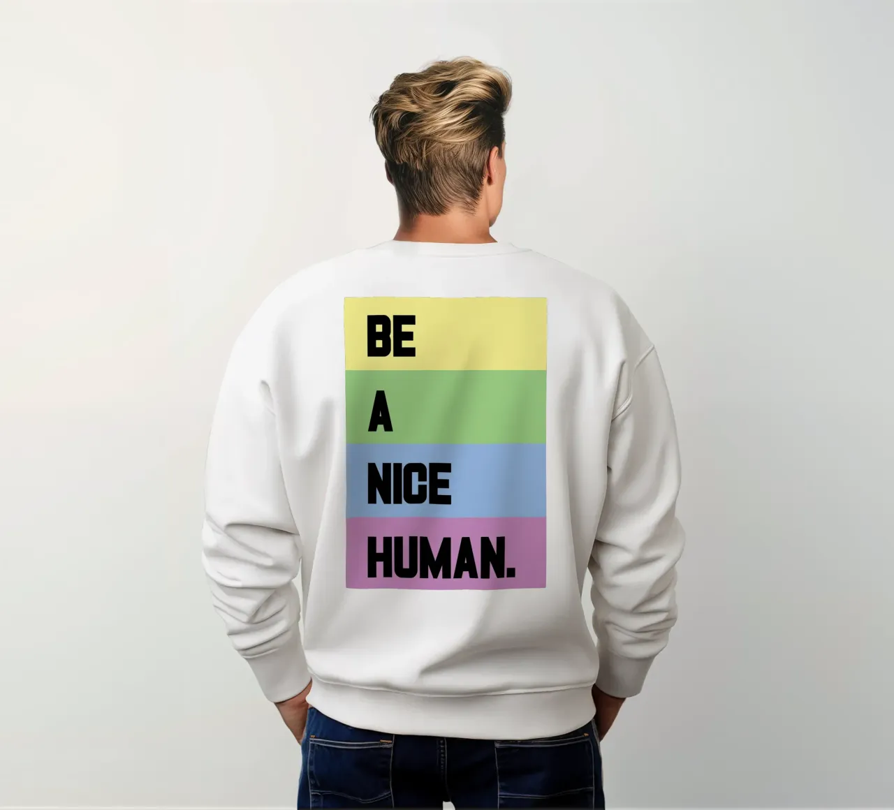 Sii un essere umano gentile felpa da syabiqo