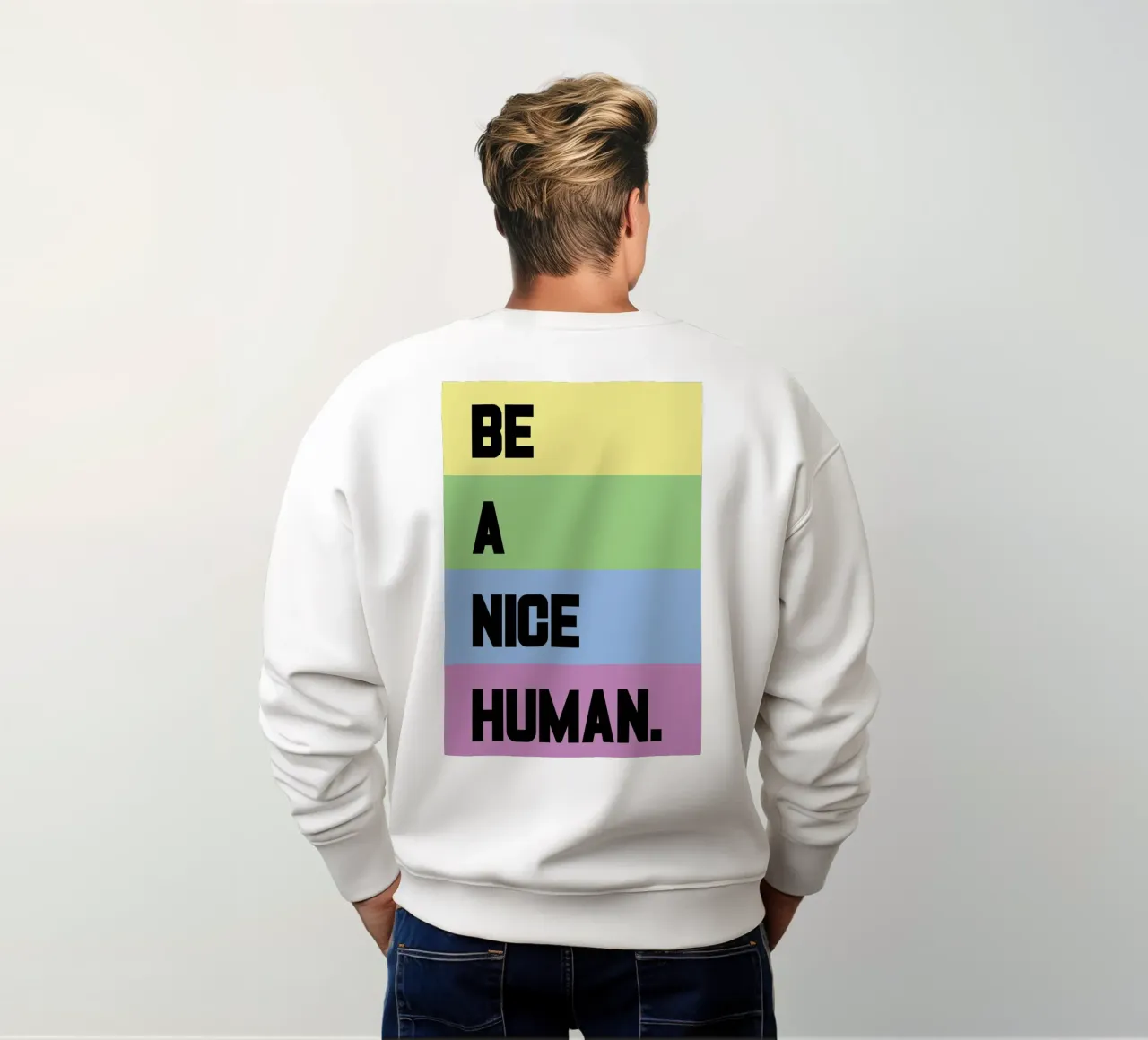 Sii un essere umano gentile felpa da syabiqo