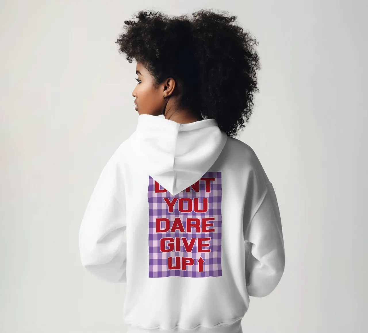 non osare arrenderti felpa con cappuccio da syabiqo