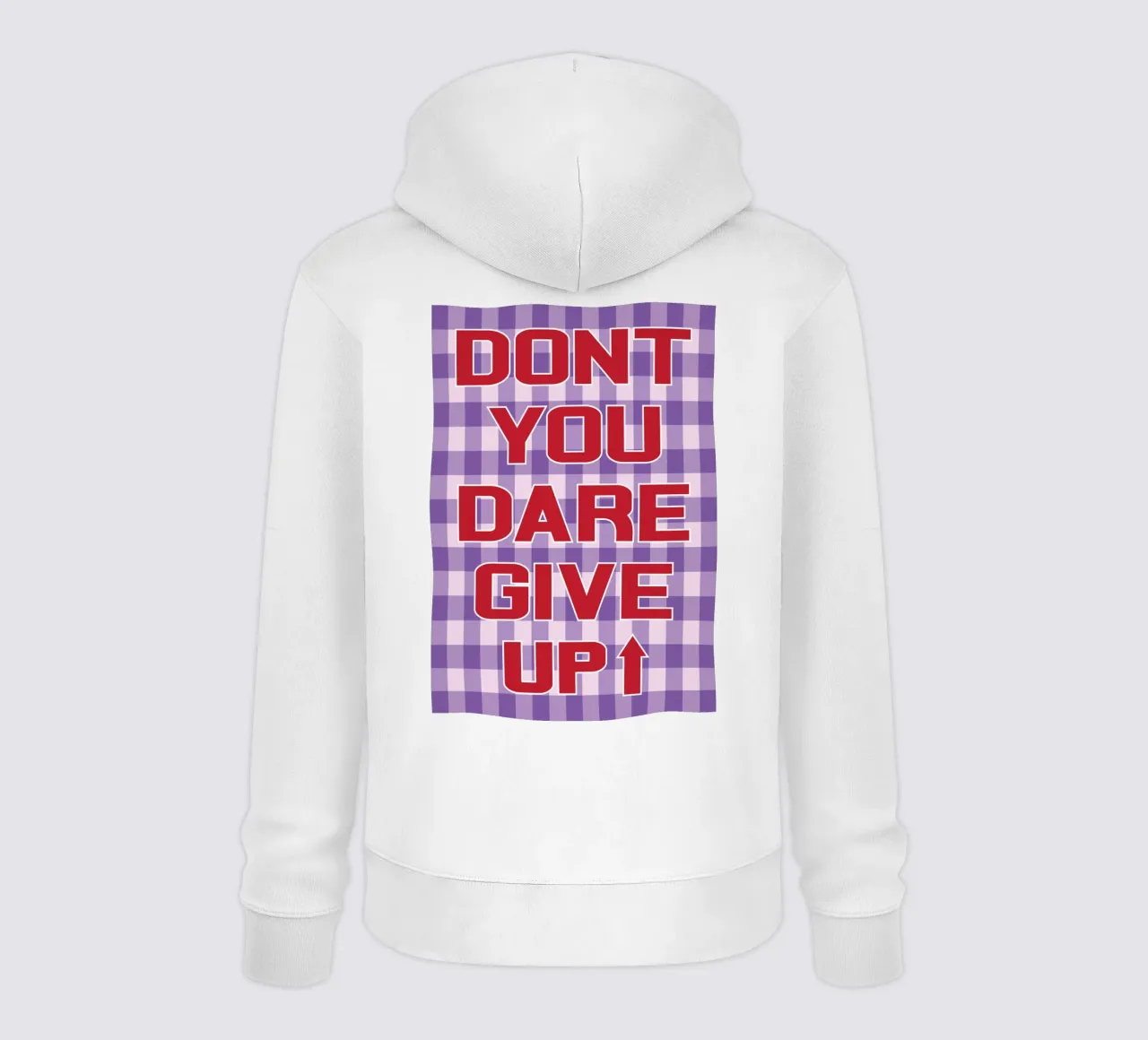 non osare arrenderti felpa con cappuccio da syabiqo
