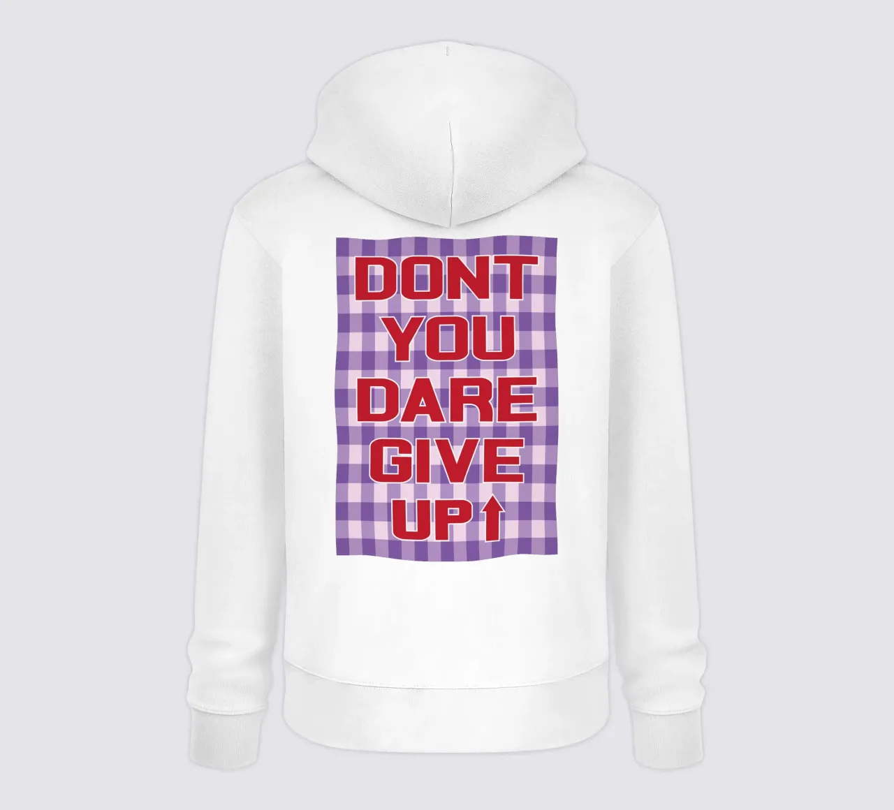 non osare arrenderti felpa con cappuccio da syabiqo