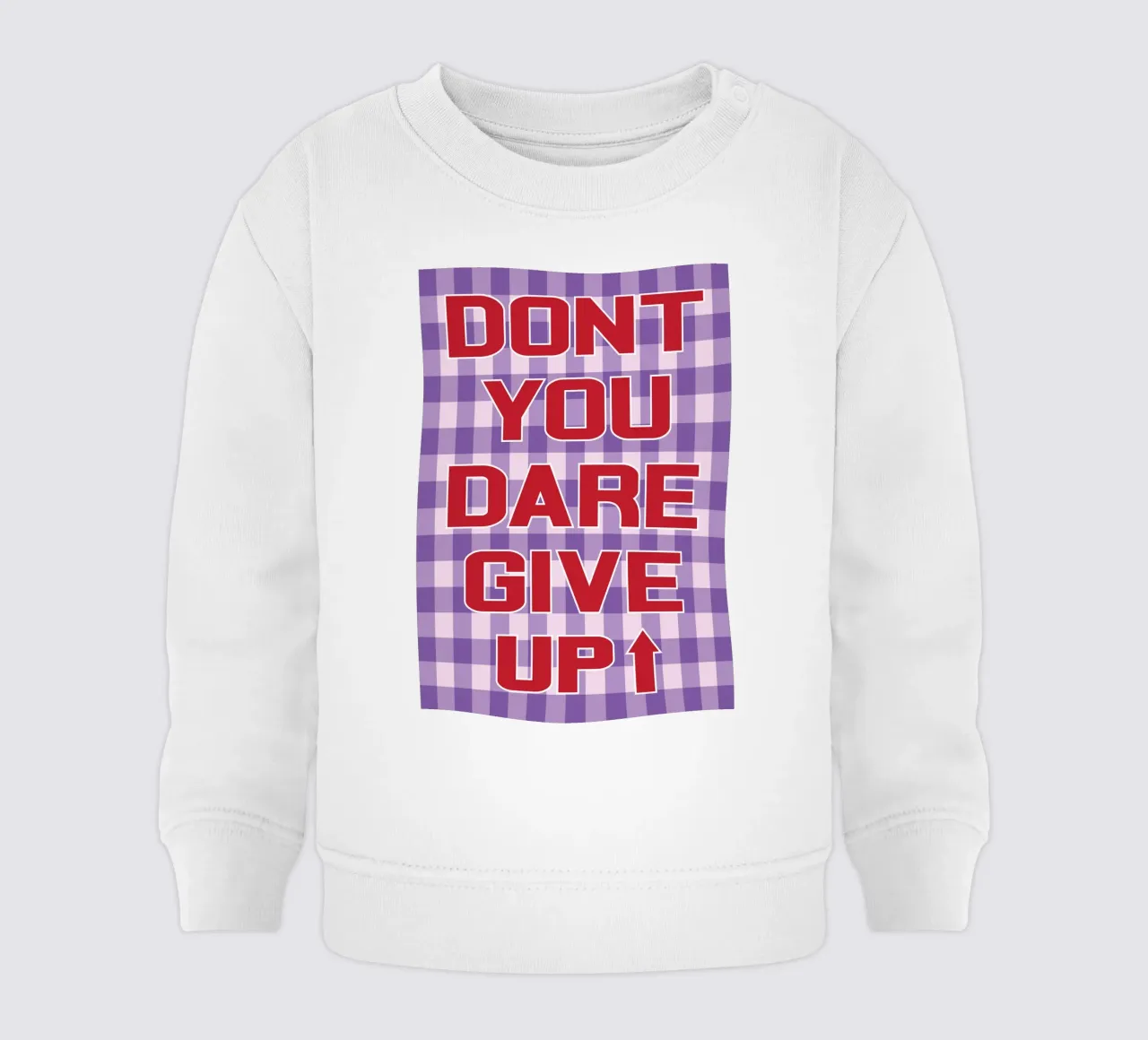 non osare arrenderti felpa neonato da syabiqo