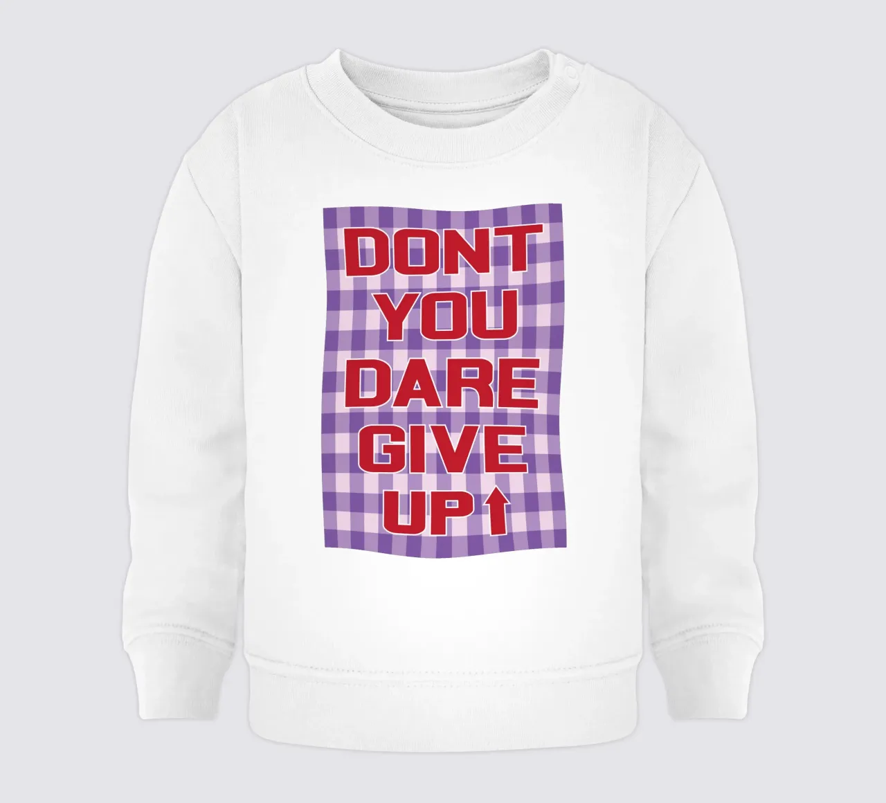 non osare arrenderti felpa neonato da syabiqo