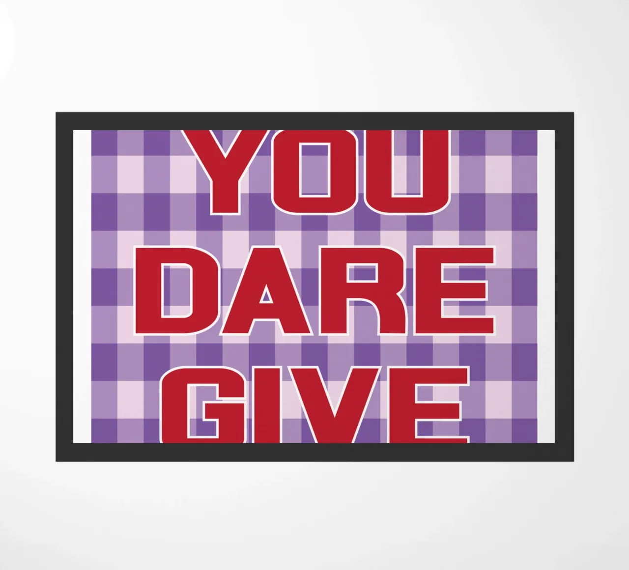 non osare arrenderti zerbino da syabiqo