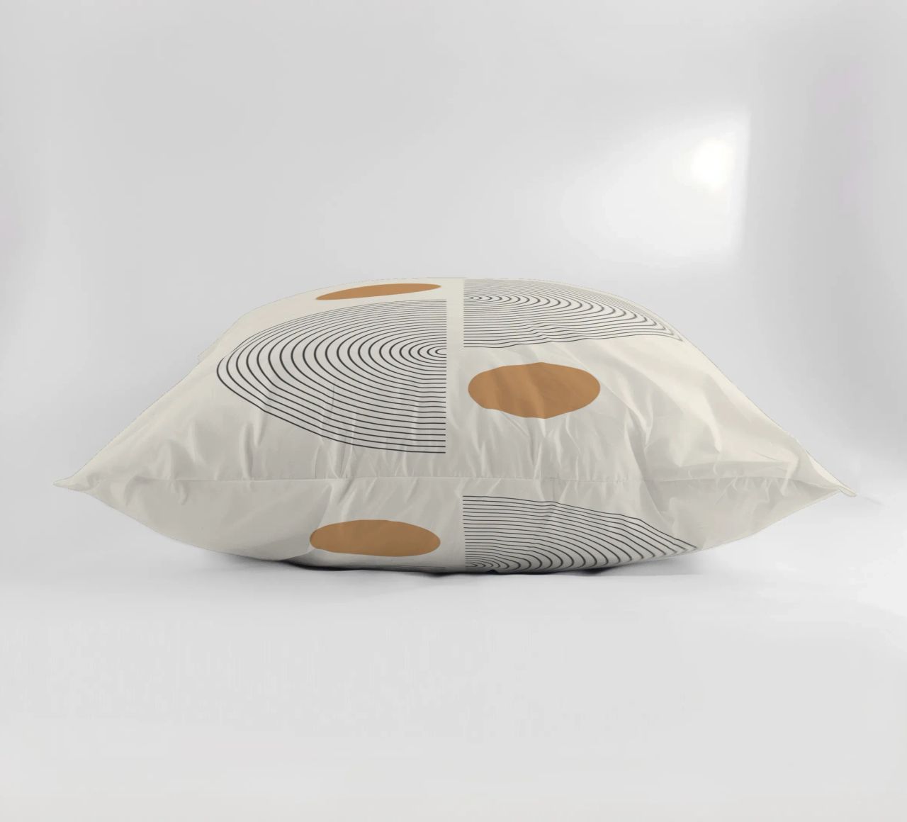 Abstract Boho mid century Pattern 02 decorative cushion by Paigaam Studio