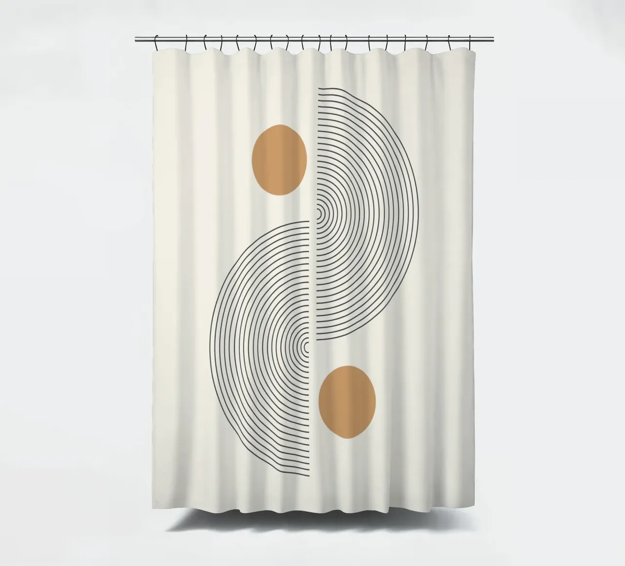 Astratto Boho metà secolo Pattern 02 tenda da doccia da Paigaam Studio