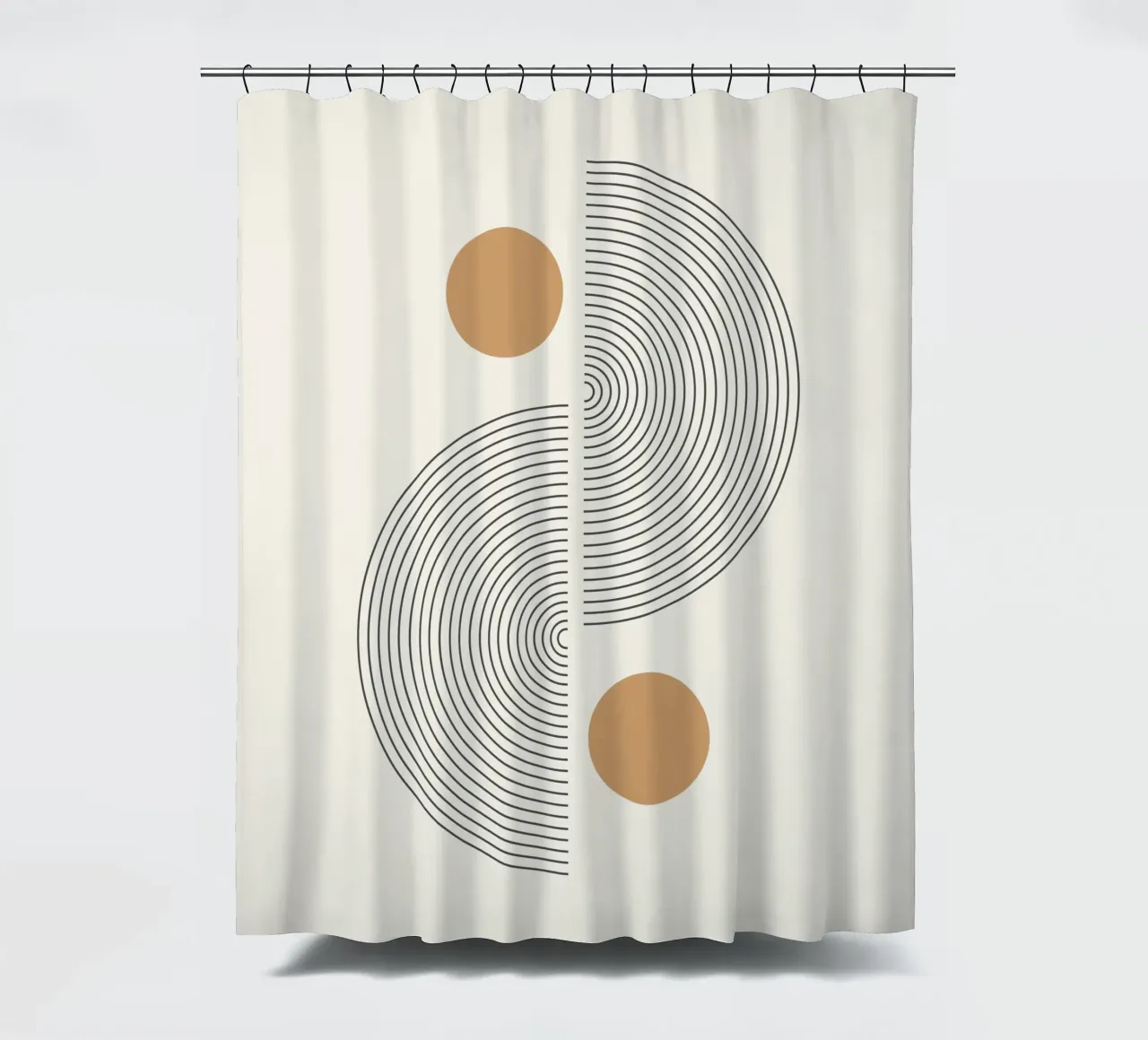 Astratto Boho metà secolo Pattern 02 tenda da doccia da Paigaam Studio