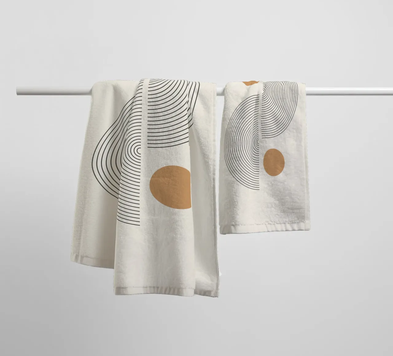 Astratto Boho metà secolo Pattern 02 asciugamano da bagno da Paigaam Studio