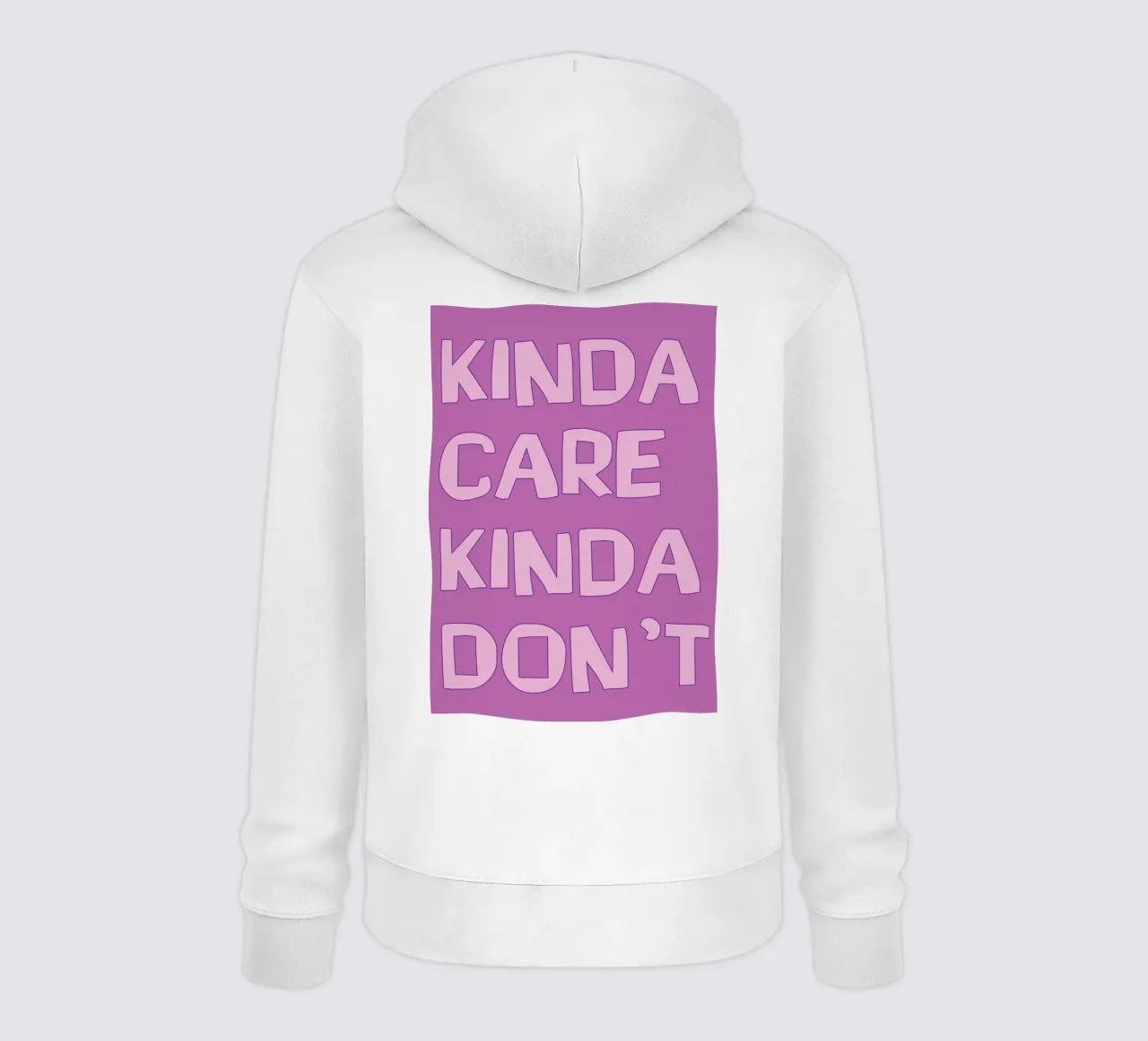 Un po' mi interessa, un po' no felpa con cappuccio da syabiqo