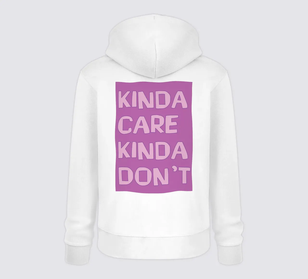 Un po' mi interessa, un po' no felpa con cappuccio da syabiqo