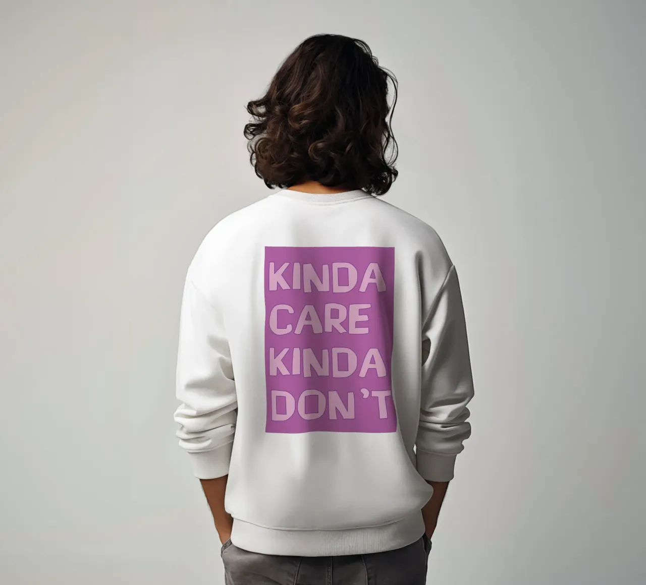 Un po' mi interessa, un po' no felpa da syabiqo