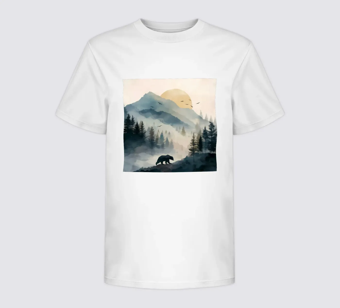 Orso di montagna t-shirt bambini da Dune
