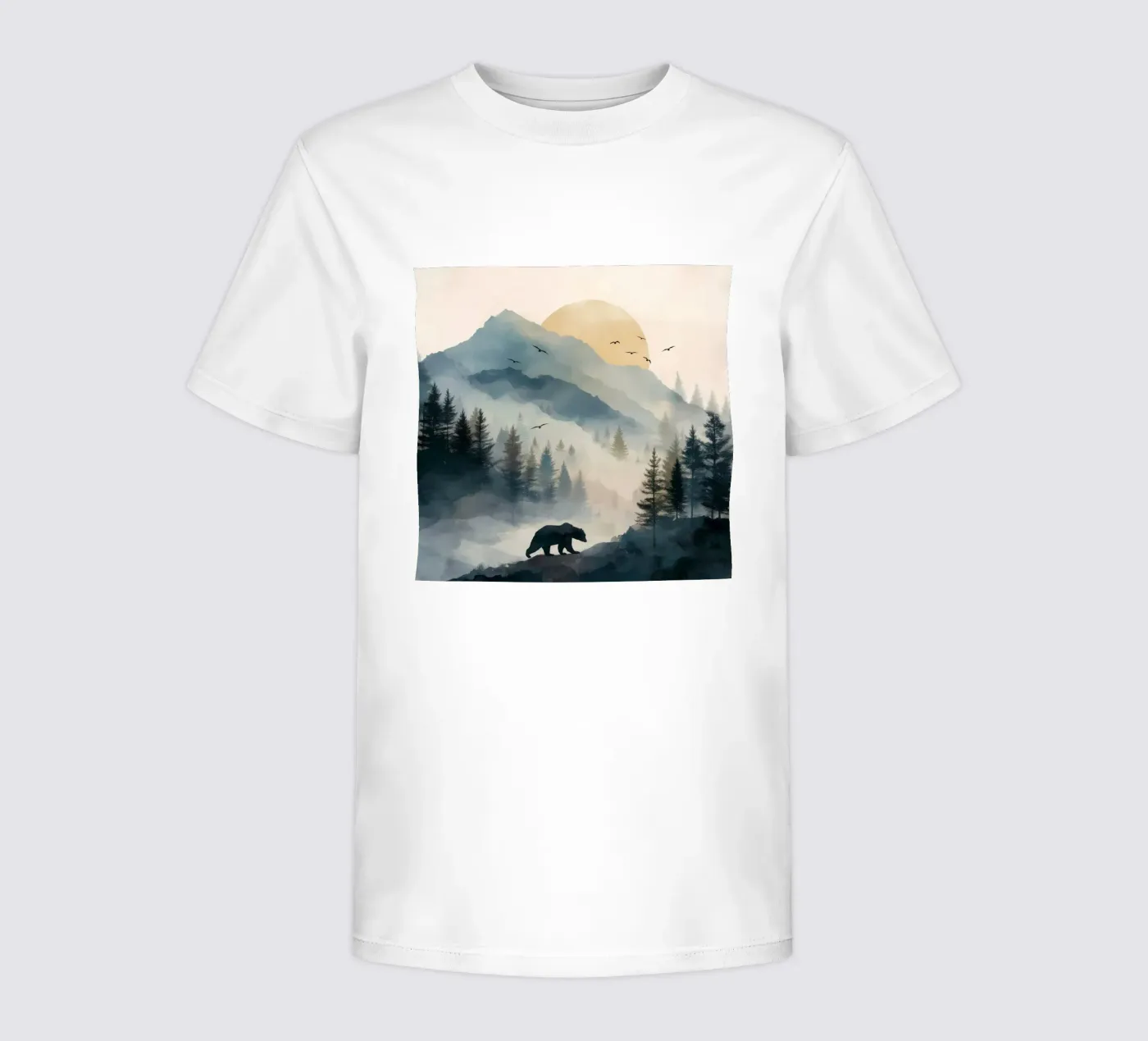 Orso di montagna t-shirt bambini da Dune