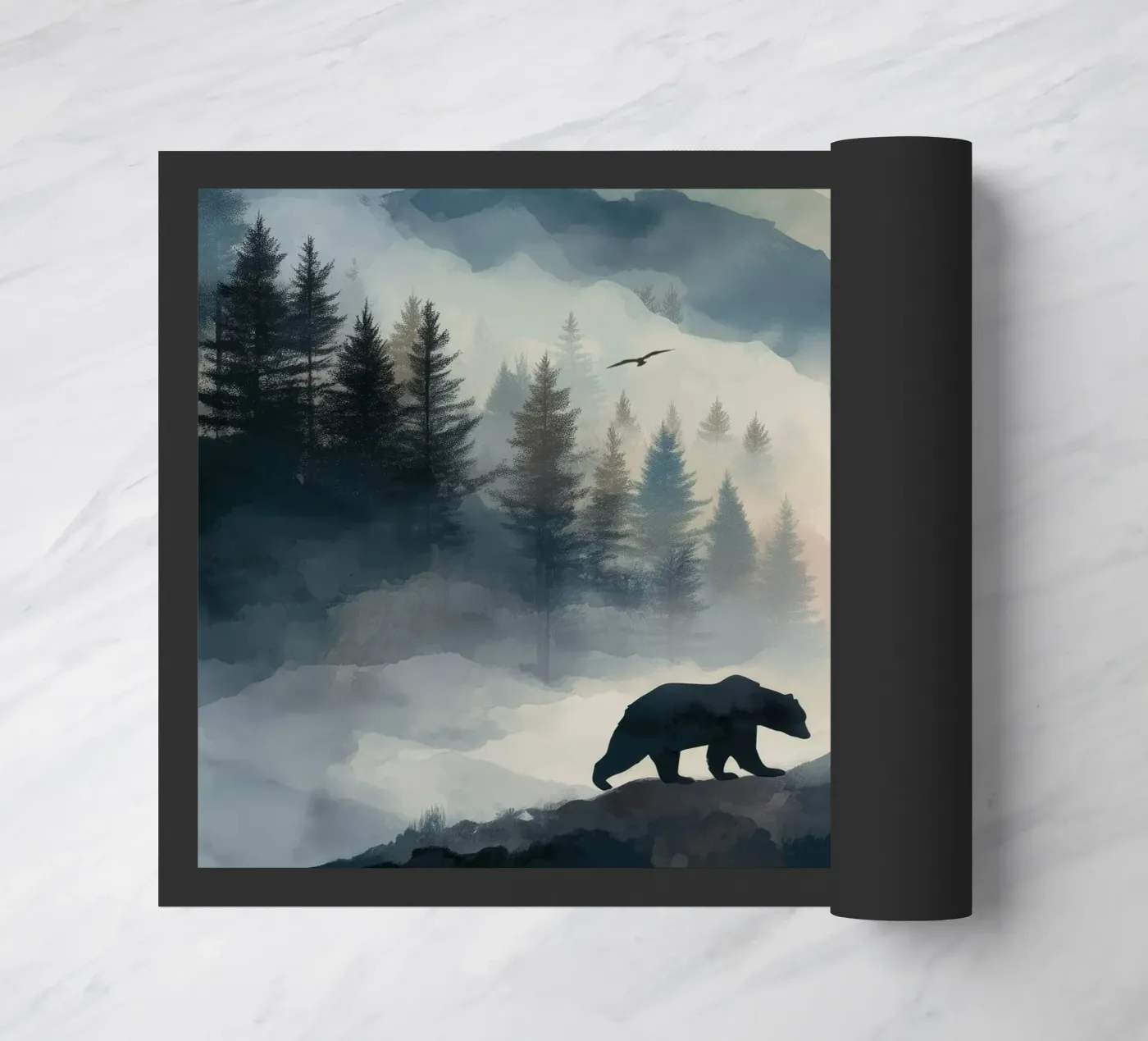 Mountain Bear doormat by Dune