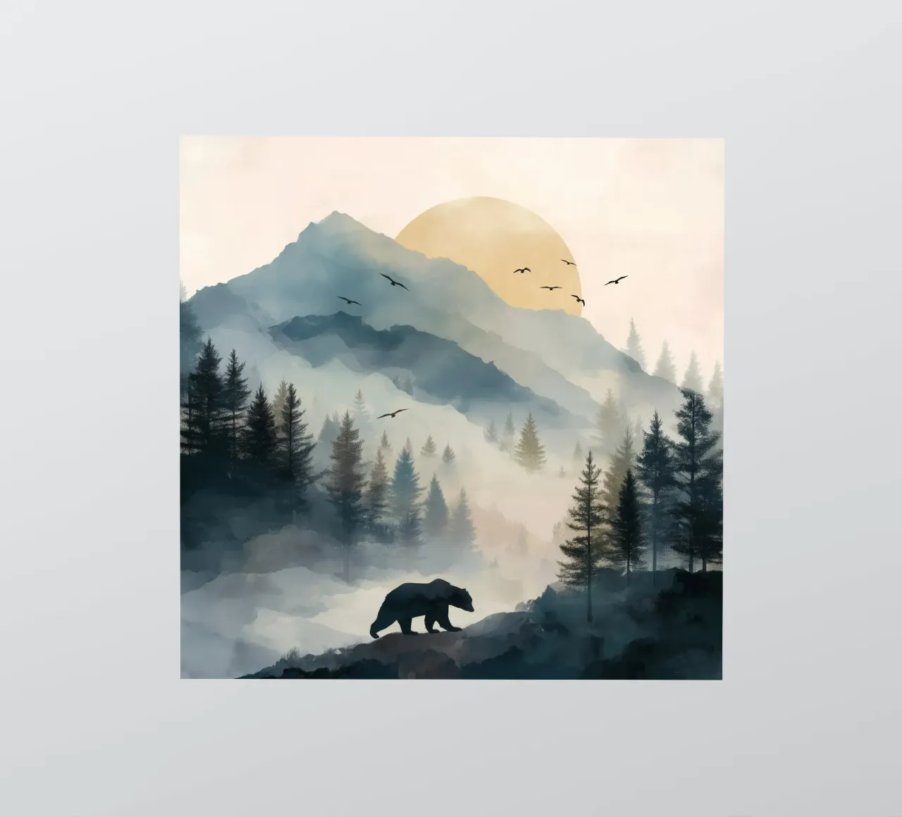 Mountain Bear sticker by Dune