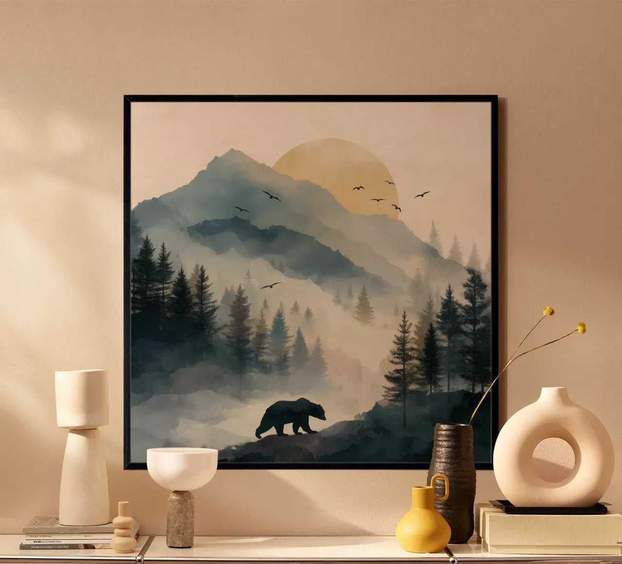 Mountain Bear poster by Dune
