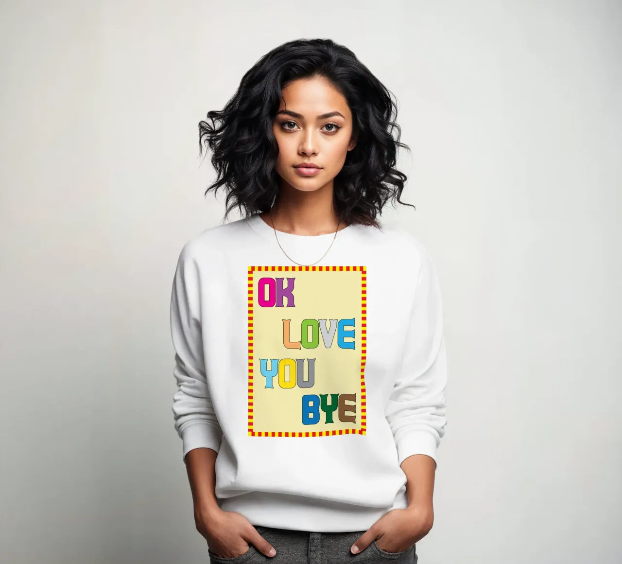 ti amo ciao felpa da syabiqo