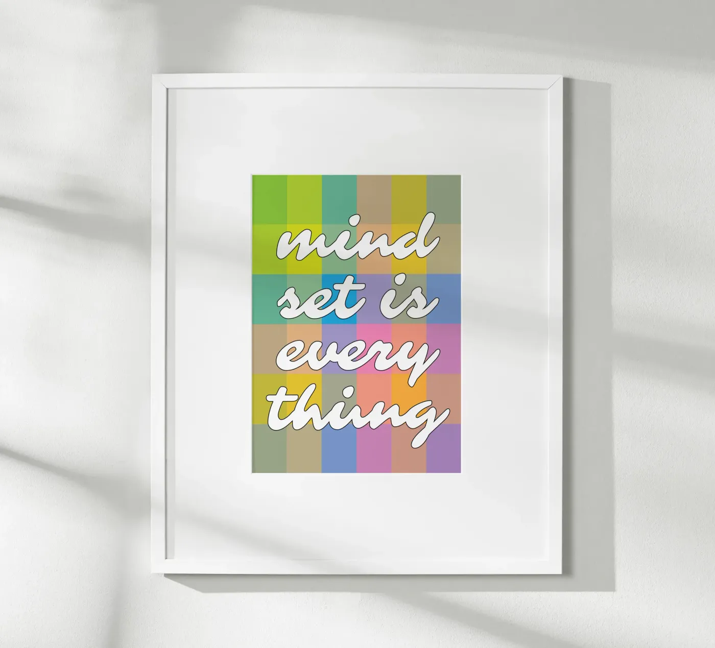 Mindset Is Everything poster van syabiqo