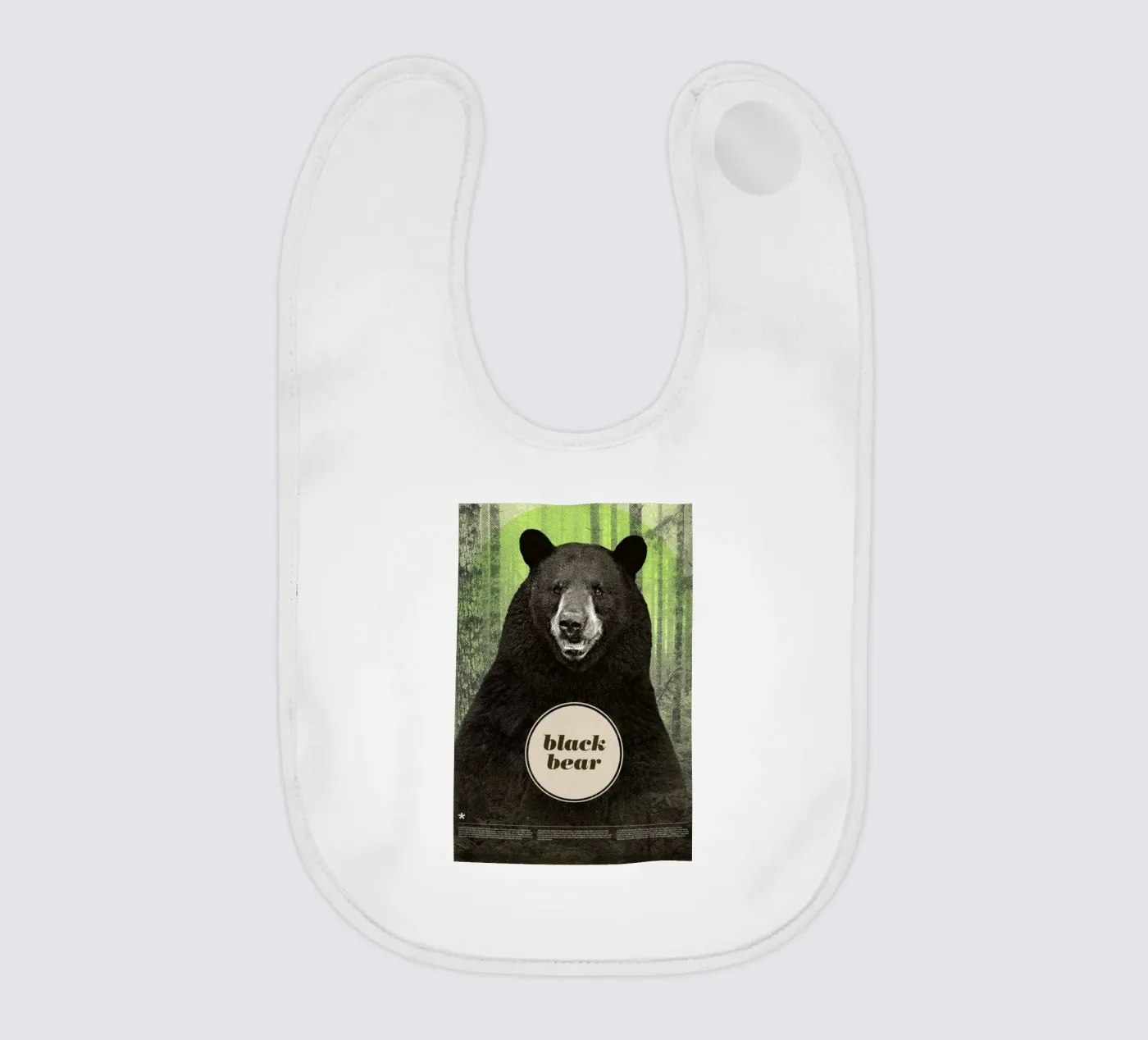 Black Bear Babylätzchen von Chase Kunz