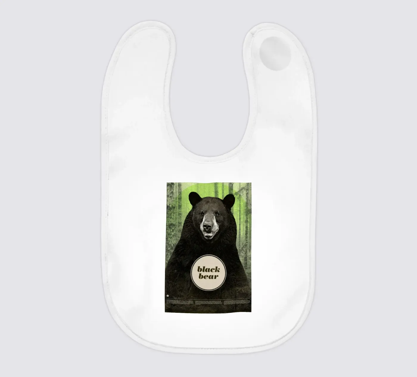 Black Bear Babylätzchen von Chase Kunz