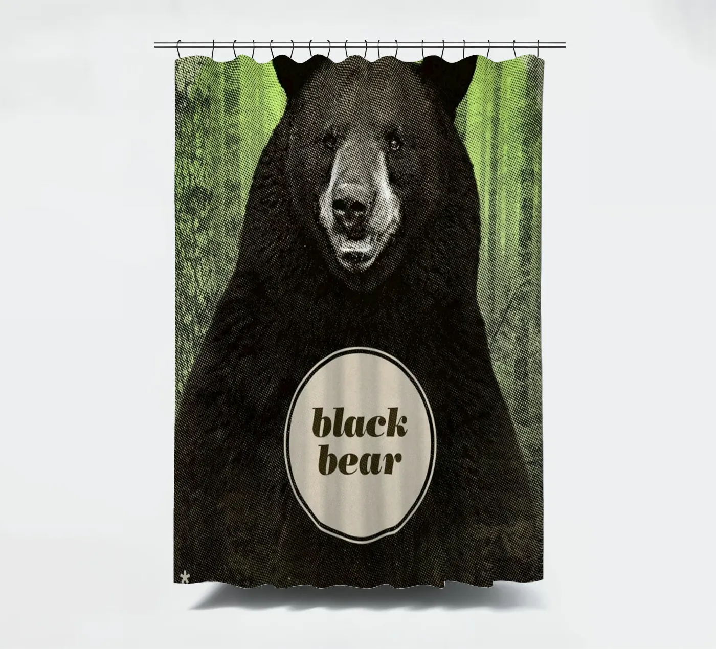 Black Bear Duschvorhang von Chase Kunz