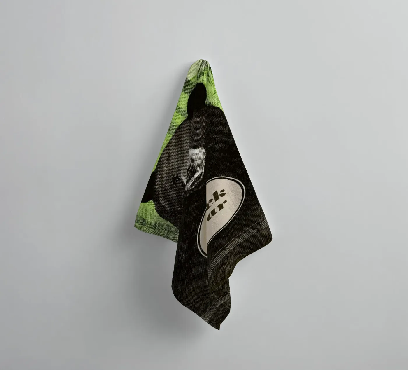 Black Bear towel by Chase Kunz